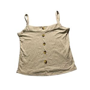 POOF NY size medium faux button down